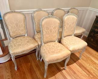 6 French Provincial Dining Chairs