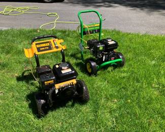 Dewalt and John Deere Pressure Washers