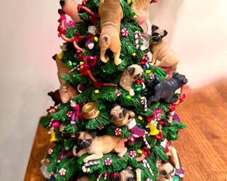 Pug Christmas Tree 