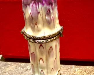 Limoge asparagus trinket