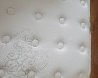 PRESALE- $150 CLEAN PILLOW TOP LIGHTLY USED GUEST ROOM MATTRESS AND BOX SPRINGS