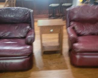 PRESALE - $150 EACH TWO FULL RECLINE LEATHER RECLINER CHAIRS