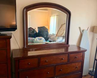 Aspenhome Dresser With Beveled Mirror