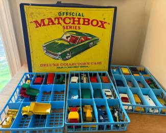 Vintage Matchbox Cars in Official Matchbox Series Case