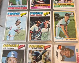 White Binder Of Baseball Cards #2