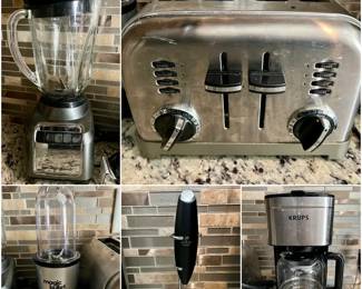 (5) Kitchen Appliances — Cuisinart & Hamilton Beach