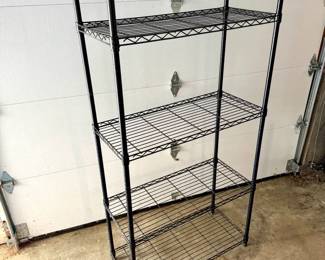 HDX Four Tier Metal NSF Shelf