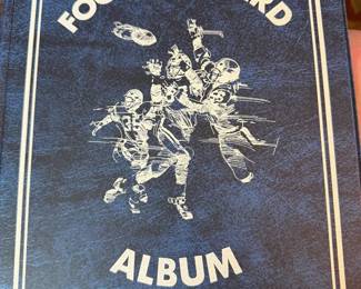Football Card Album With Cards