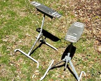 Pair Of Rigid Flip Top Portable Work Support