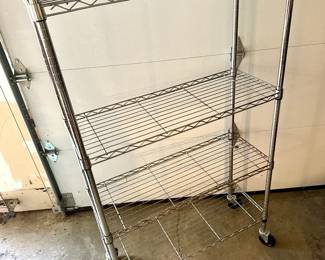 EasyHome Four Rack NSF Shelf On Wheels