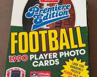 Fleer Premiere Edition Football 1990 Player Photo Cards