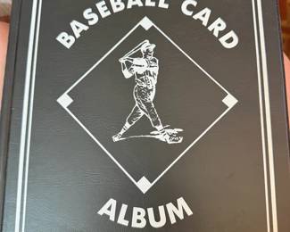 Baseball Card Album With Cards
