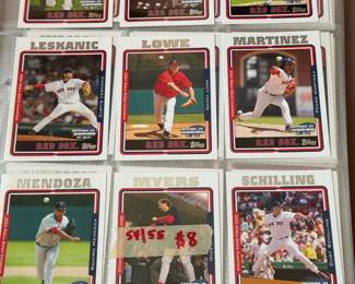 Sleeves Of Baseball Cards
