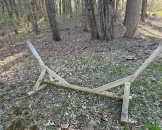 Wooden Hammock Stand