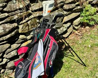 Variety Mix Of Clubs In Top Flite Bag