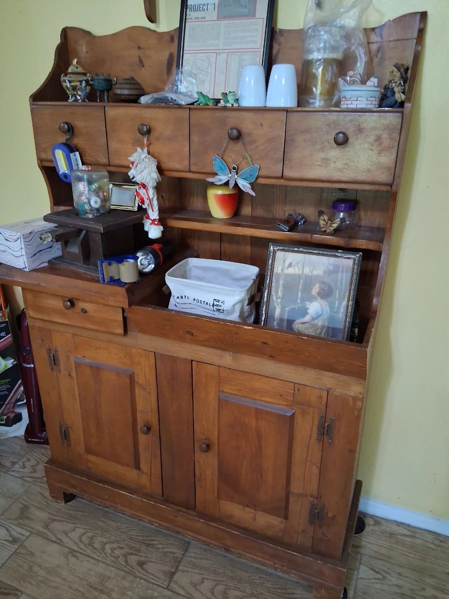 Hand made dry sink