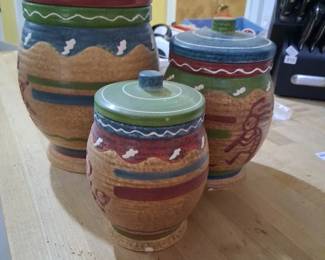 Southwest style canister set