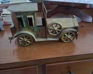 Metal car music box