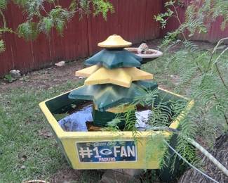 Back yard fountain