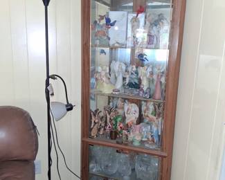 Corner display cabinet