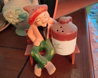 Vintage salt and pepper shakers