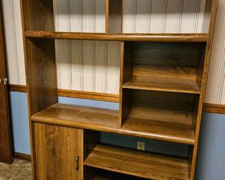 Walnut bookcase