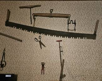 Vintage farm tools
