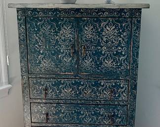 Arhaus Hand Painted Lingerie Chest