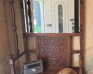 Antique Hall Tree