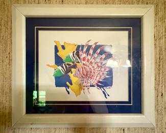 Sea Life Painting by P. Brent