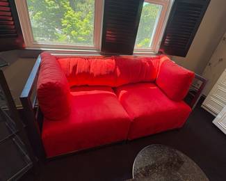 Modular Iron Corner Chair Sofa Set