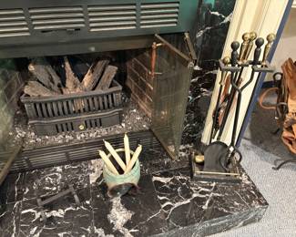 Iron Fireplace Tools 
