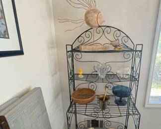 Wrought Iron Bakers Rack 