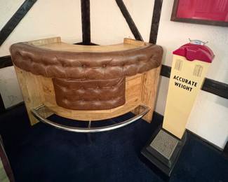 Vintage MCM Tufted Bar