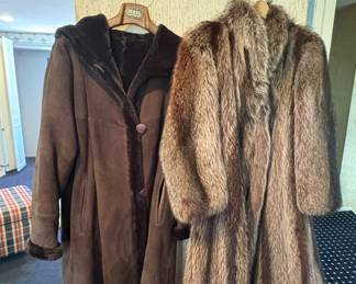 Genuine Beaver Coat & Suede Coat 