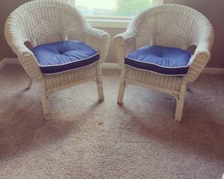 PRESALE- $50 EACH WICKER CHAIRS WITH CUSHION