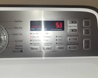 PRESALE - $450 2025 LG SMART WASHER( CURRENTLY LISTED NEW AT $827 PLUS TAX)LG 5.0 Cu Ft Top Load Washer with Impeller 4.4(1.2K) This LG washer combines advanced technology and superior cleaning power to deliver an exceptional laundry experience. The washer's angled front provides a more comfortable, ergonomic reach without sacrificing capacity. Plus, the lid closes smoothly and gently every time, so you don't have to worry about it slamming when your arms are full of clothes. The spacious interior capacity makes room for more, while a powerful jet spray and independent tub and motor rotations provide a thorough wash. Max Load Volume 5 cubic feet Features High Efficiency, Noise Reduction, Smart Height 43 inches Loading Method Top-loading Power Source Electric Top Load Washing Mechanism Impeller Width 27 inches 