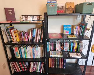 Folding Metal Shelves NOT for sale (Property of Seasons)