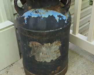 Vintage Embossed Milk Can