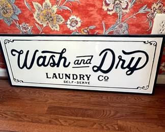 Wash and Dry Laundry Co. SelfServe Sign