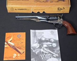 A. Uberti S.p.A. The Gunfighter .44 Caliber Black Powder Revolver with W.L. Ormsby Engraving