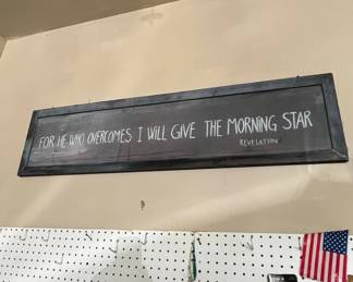 Inspirational Framed Wall Art  The Morning Star