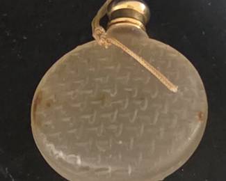 Victorian Glass Perfume Bottle Pendant