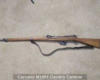 Carcano M1891 Cavalry Carbine