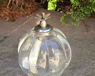 Glass Pumpkin Oil Lamp
