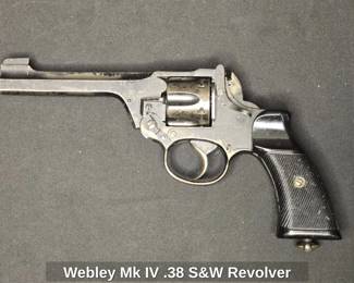 Webley Mk IV .38 S&W Revolver
