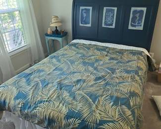 Nautical Themed Queen Bed Frame with Headboard