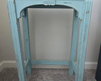 Art Deco Console Table with Fluted Legs