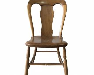 Wooden Windsor Style Side Chair