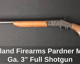 New England Firearms Pardner Model 410 Ga.3" Full Shotgun